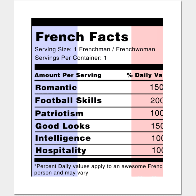 French Facts Wall Art by swiftscuba